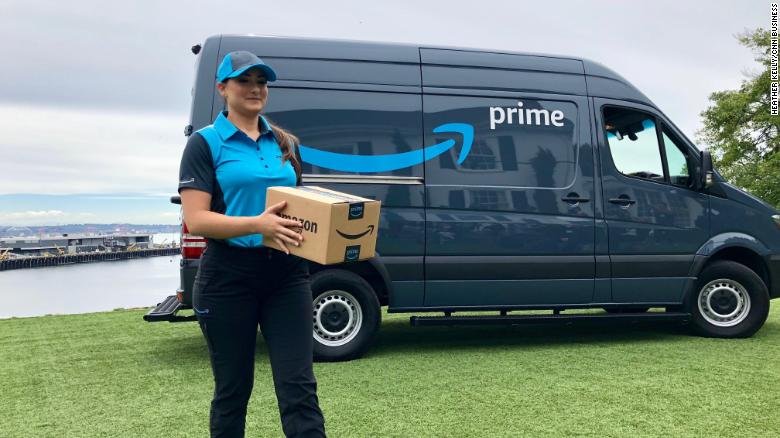 reparto amazon furgoneta